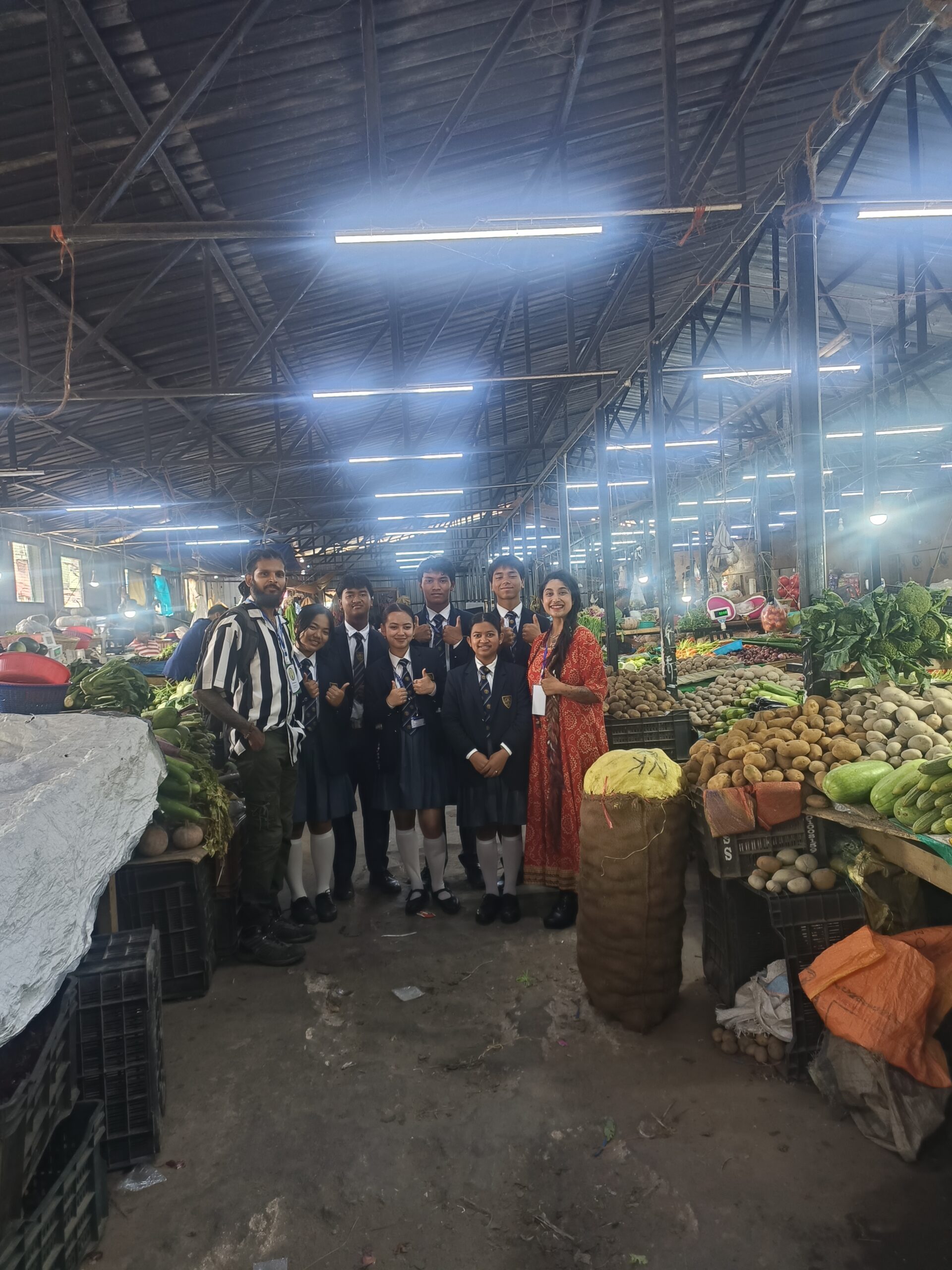 Volunteers working together